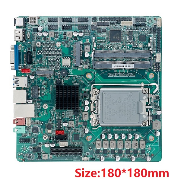 intel第12代13代桌麵式迷你工控香蕉视频污网站ZC-ITXB660DC 雙網6COM